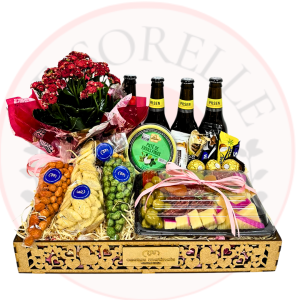 CESTA CERVEJA E FRIOS